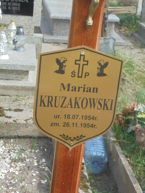 Marian Kruzakowski 1954 Elbląg - Grobonet - Wyszukiwarka osób pochowanych