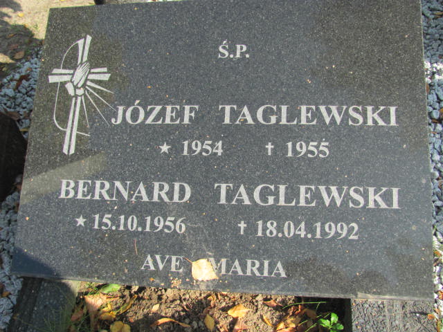 Józef Taglewski 1954 Elbląg - Grobonet - Wyszukiwarka osób pochowanych