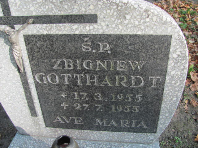 Zbigniew Gotthardt 1955 Elbląg - Grobonet - Wyszukiwarka osób pochowanych