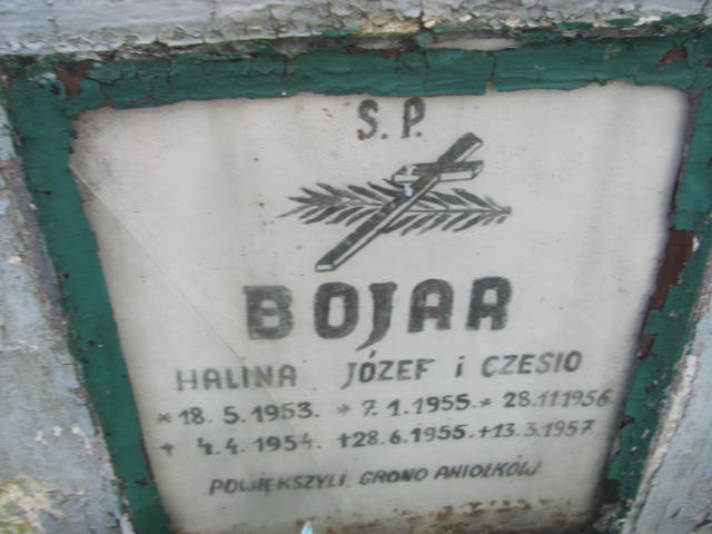 Józef Bojar 1955 Elbląg - Grobonet - Wyszukiwarka osób pochowanych