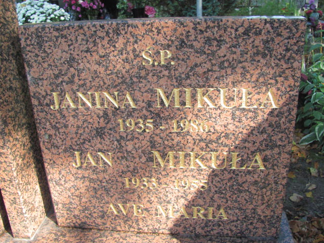 Jan Mikuła 1933 Elbląg - Grobonet - Wyszukiwarka osób pochowanych