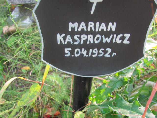 Marian Kasprowicz 1952 Elbląg - Grobonet - Wyszukiwarka osób pochowanych