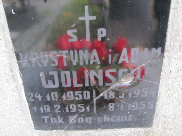 Adam Woliński 1954 Elbląg - Grobonet - Wyszukiwarka osób pochowanych