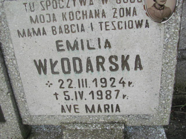 Emilia Włodarska 1924 Elbląg - Grobonet - Wyszukiwarka osób pochowanych