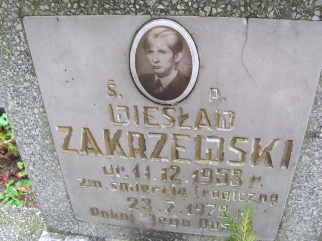 Wiesław Zakrzewski 1953 Elbląg - Grobonet - Wyszukiwarka osób pochowanych