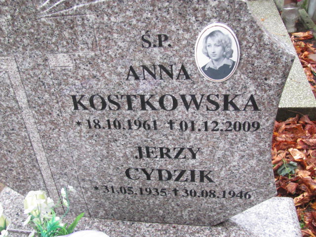 Anna Lidia Kostkowska 1961 Elbląg - Grobonet - Wyszukiwarka osób pochowanych