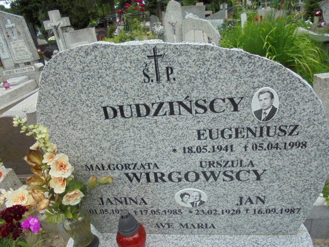 Urszula Dudzińska 1948 Elbląg - Grobonet - Wyszukiwarka osób pochowanych