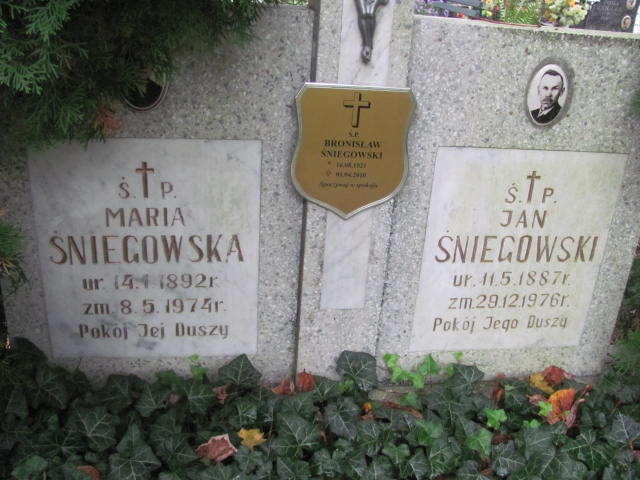 Bronisław Śniegowski 1921 Elbląg - Grobonet - Wyszukiwarka osób pochowanych