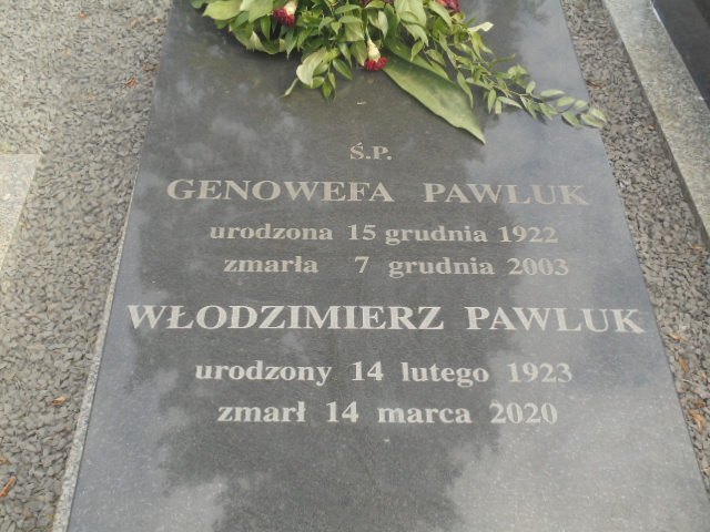Genowefa Pawluk 1922 Elbląg - Grobonet - Wyszukiwarka osób pochowanych