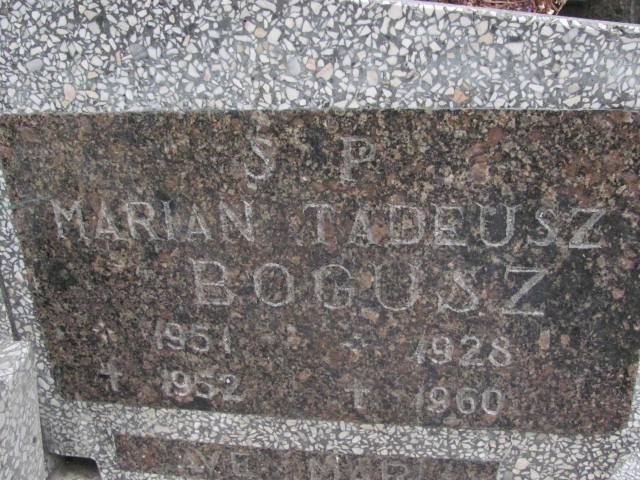 Marian Bogusz 1953 Elbląg - Grobonet - Wyszukiwarka osób pochowanych