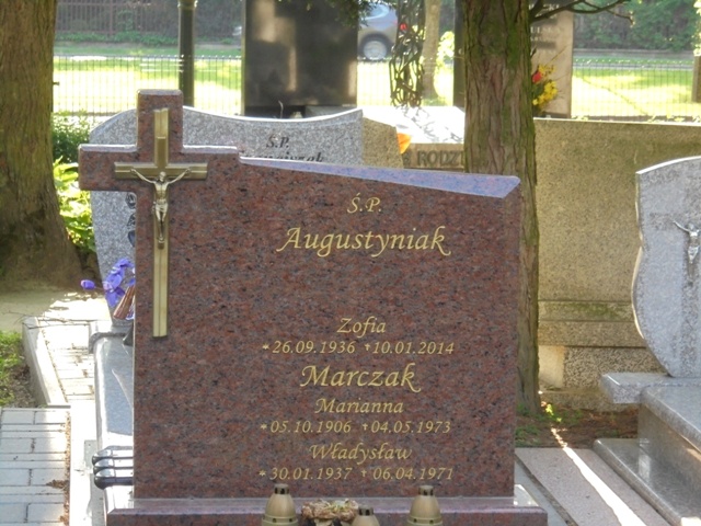 Zofia Augustyniak 1936 Elbląg - Grobonet - Wyszukiwarka osób pochowanych