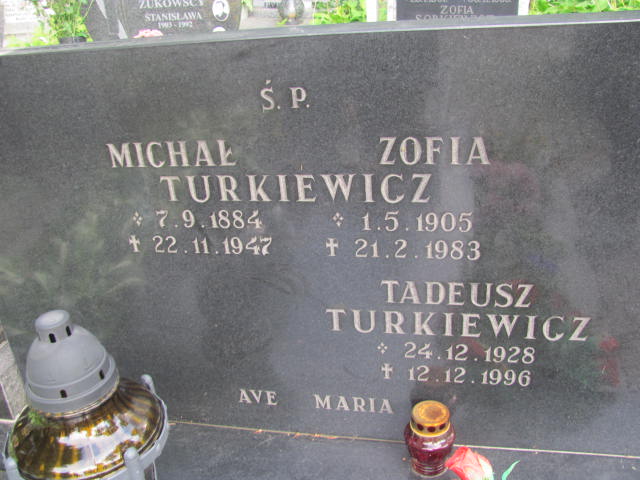 Michał Turkiewicz 1884 Elbląg - Grobonet - Wyszukiwarka osób pochowanych