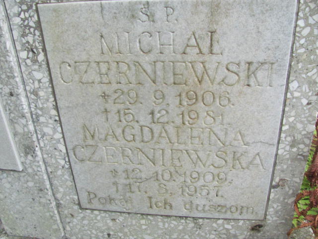 Michał Czerniewski 1906 Elbląg - Grobonet - Wyszukiwarka osób pochowanych