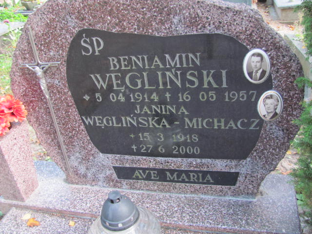 Beniamin Węgliński 1914 Elbląg - Grobonet - Wyszukiwarka osób pochowanych