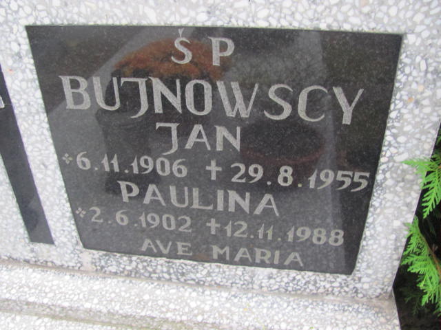 Jan Bujnowski 1906 Elbląg - Grobonet - Wyszukiwarka osób pochowanych