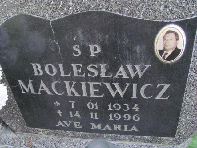 Bolesław Mackiewicz 1934 Elbląg - Grobonet - Wyszukiwarka osób pochowanych