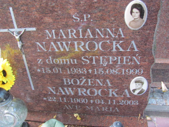 Bożena Nawrocka 1960 Elbląg - Grobonet - Wyszukiwarka osób pochowanych