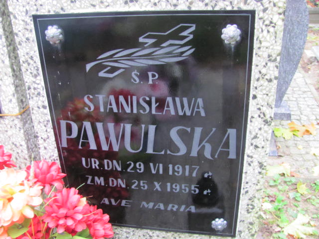 Stanisława Pawulska 1917 Elbląg - Grobonet - Wyszukiwarka osób pochowanych