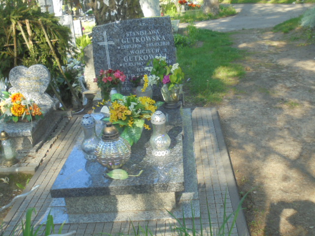 Grób Stanisława Gutkowska