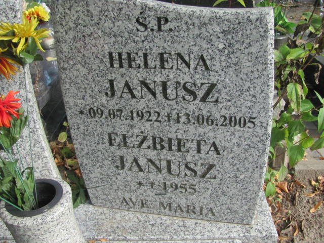 Elżbieta Janusz 1955 Elbląg - Grobonet - Wyszukiwarka osób pochowanych