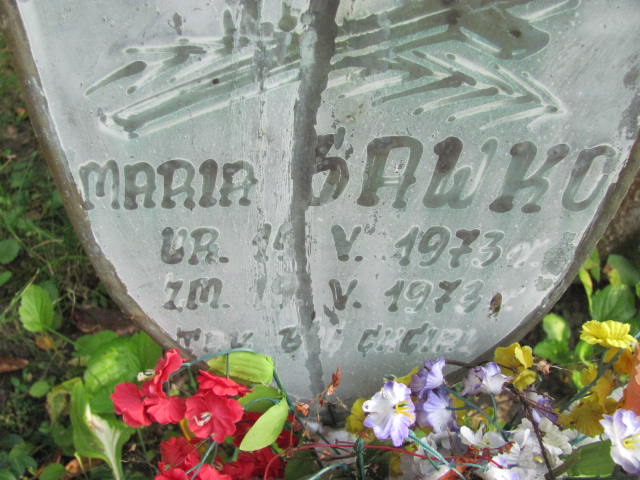 Maria Sawko 1973 Elbląg - Grobonet - Wyszukiwarka osób pochowanych