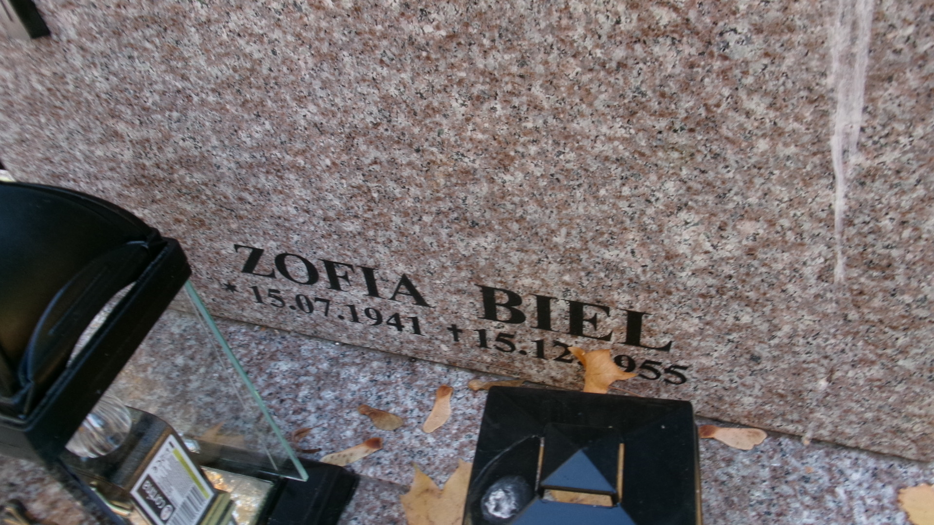 Zofia Biel 1941 Elbląg - Grobonet - Wyszukiwarka osób pochowanych