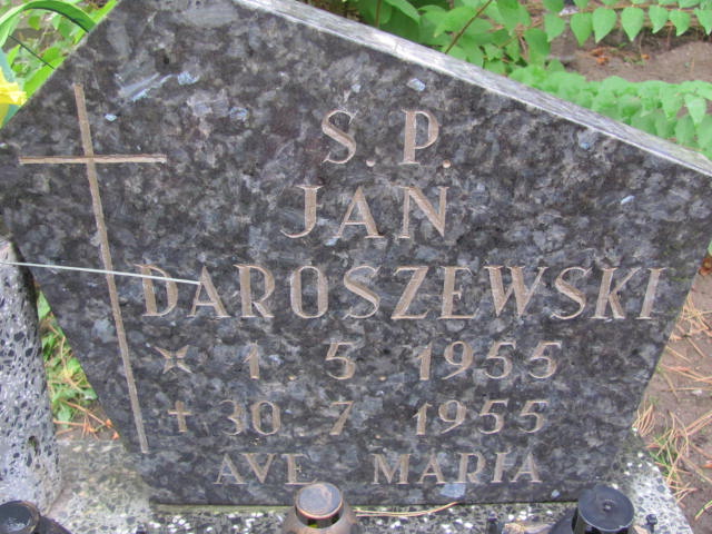 Jan Daroszewski 1955 Elbląg - Grobonet - Wyszukiwarka osób pochowanych