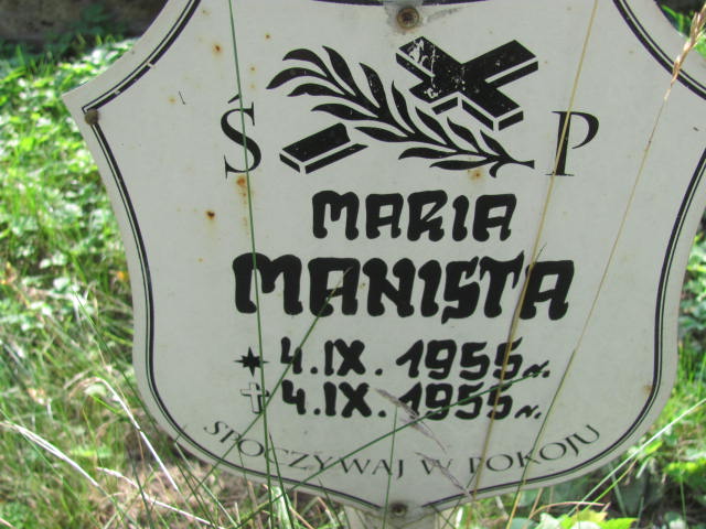 Maria Manista 1955 Elbląg - Grobonet - Wyszukiwarka osób pochowanych