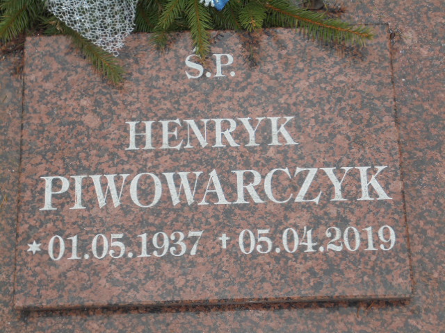 Halina Piwowarczyk 1938 Elbląg - Grobonet - Wyszukiwarka osób pochowanych