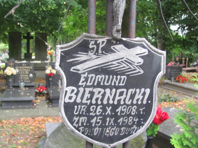Edmund Biernacki 1908 Elbląg - Grobonet - Wyszukiwarka osób pochowanych