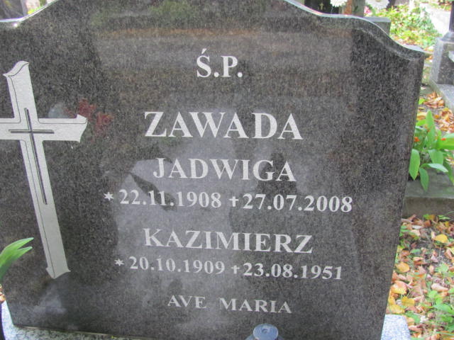 Kazimierz Zawada 1909 Elbląg - Grobonet - Wyszukiwarka osób pochowanych