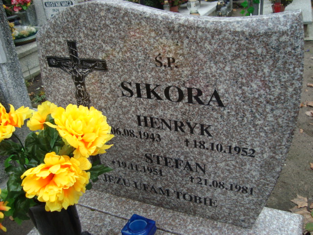 Henryk Sikora 1943 Elbląg - Grobonet - Wyszukiwarka osób pochowanych