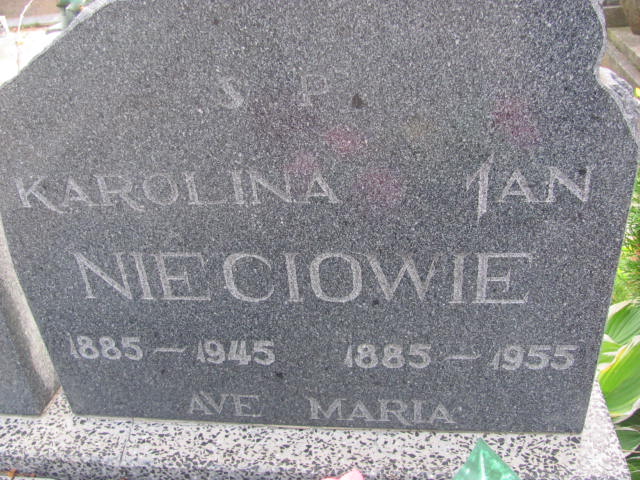 Jan Nieć 1885 Elbląg - Grobonet - Wyszukiwarka osób pochowanych