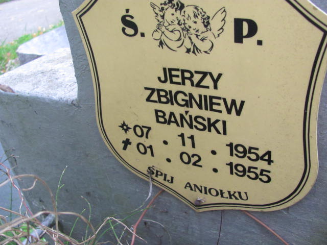 Jerzy Zbigniew Bański 1954 Elbląg - Grobonet - Wyszukiwarka osób pochowanych