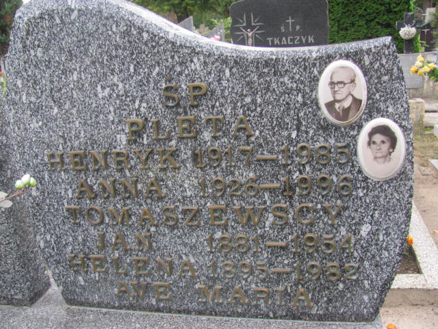 Jan Tomaszewski 1881 Elbląg - Grobonet - Wyszukiwarka osób pochowanych