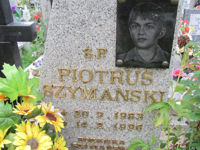 Piotr Szymański 1983 Elbląg - Grobonet - Wyszukiwarka osób pochowanych