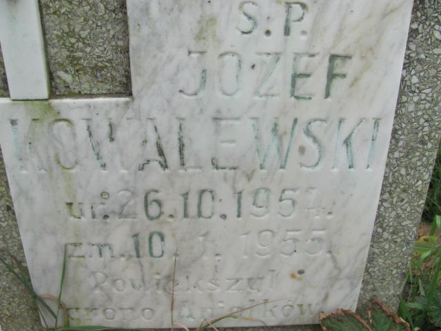 Józef Kowalewski 1954 Elbląg - Grobonet - Wyszukiwarka osób pochowanych