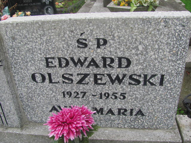 Edward Olszewski 1927 Elbląg - Grobonet - Wyszukiwarka osób pochowanych