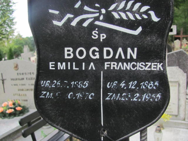Franciszek Bogdan 1885 Elbląg - Grobonet - Wyszukiwarka osób pochowanych