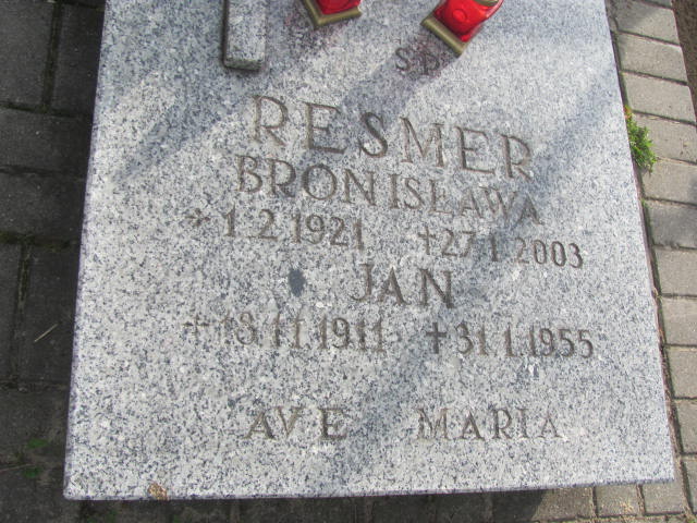 Jan Resmer 1911 Elbląg - Grobonet - Wyszukiwarka osób pochowanych
