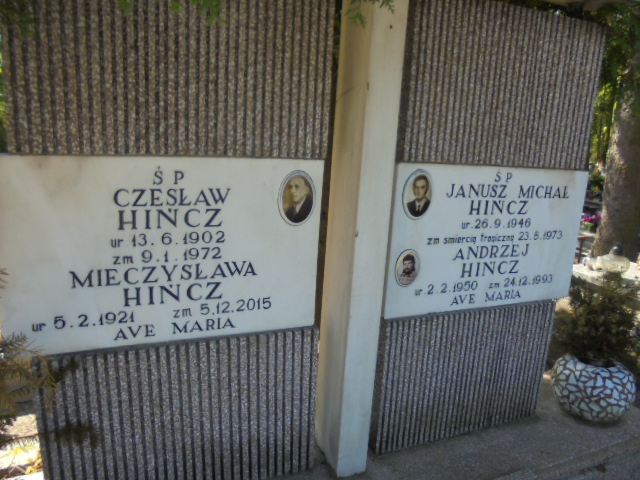 Andrzej Hińcz 1950 Elbląg - Grobonet - Wyszukiwarka osób pochowanych