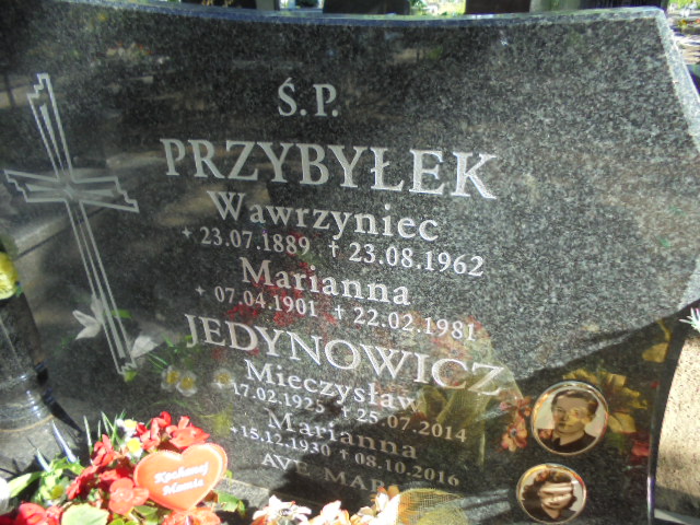 Marianna Jedynowicz 1930 Elbląg - Grobonet - Wyszukiwarka osób pochowanych