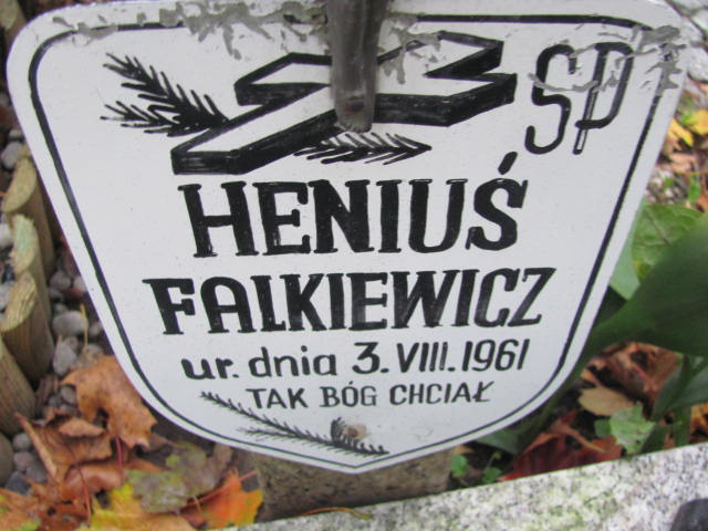 Henryk Falkiewicz 1961 Elbląg - Grobonet - Wyszukiwarka osób pochowanych