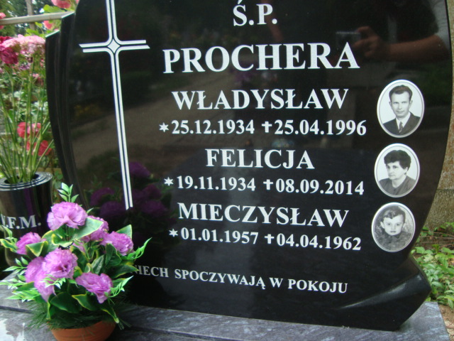 Władysław Prochera 1934 Elbląg - Grobonet - Wyszukiwarka osób pochowanych