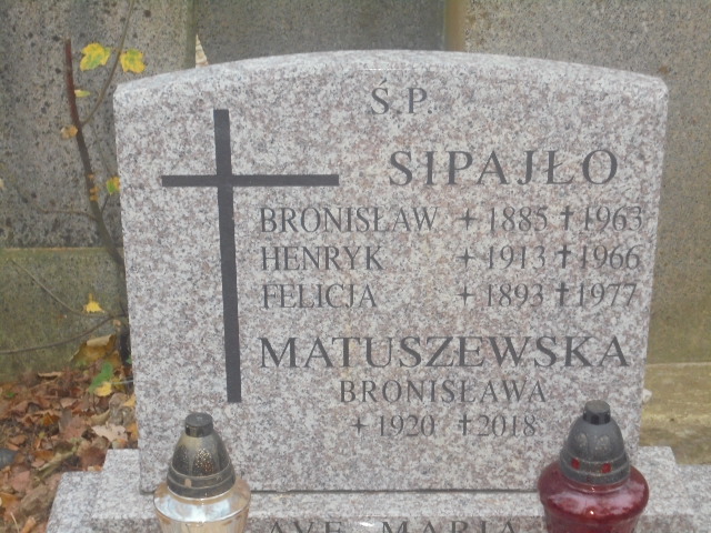 Bronisław Sipajło 1885 Elbląg - Grobonet - Wyszukiwarka osób pochowanych