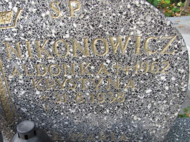 Aldona Nikonowicz 1962 Elbląg - Grobonet - Wyszukiwarka osób pochowanych