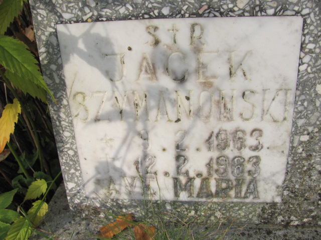 Jacek Szymanowski 1963 Elbląg - Grobonet - Wyszukiwarka osób pochowanych