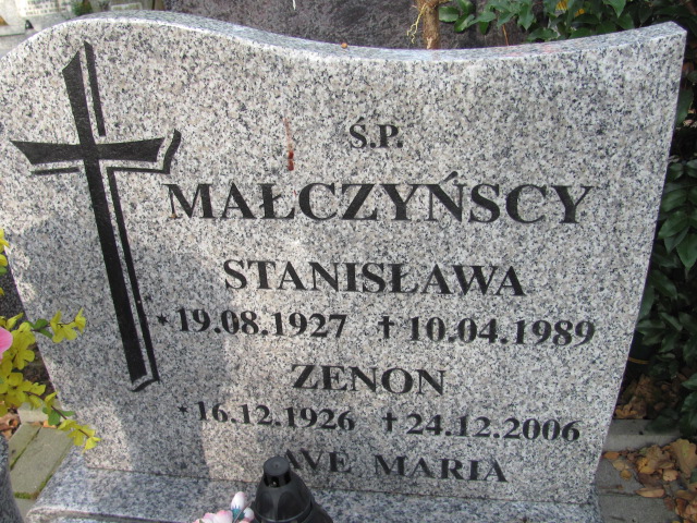 Stanisława Małczyńska 1927 Elbląg - Grobonet - Wyszukiwarka osób pochowanych