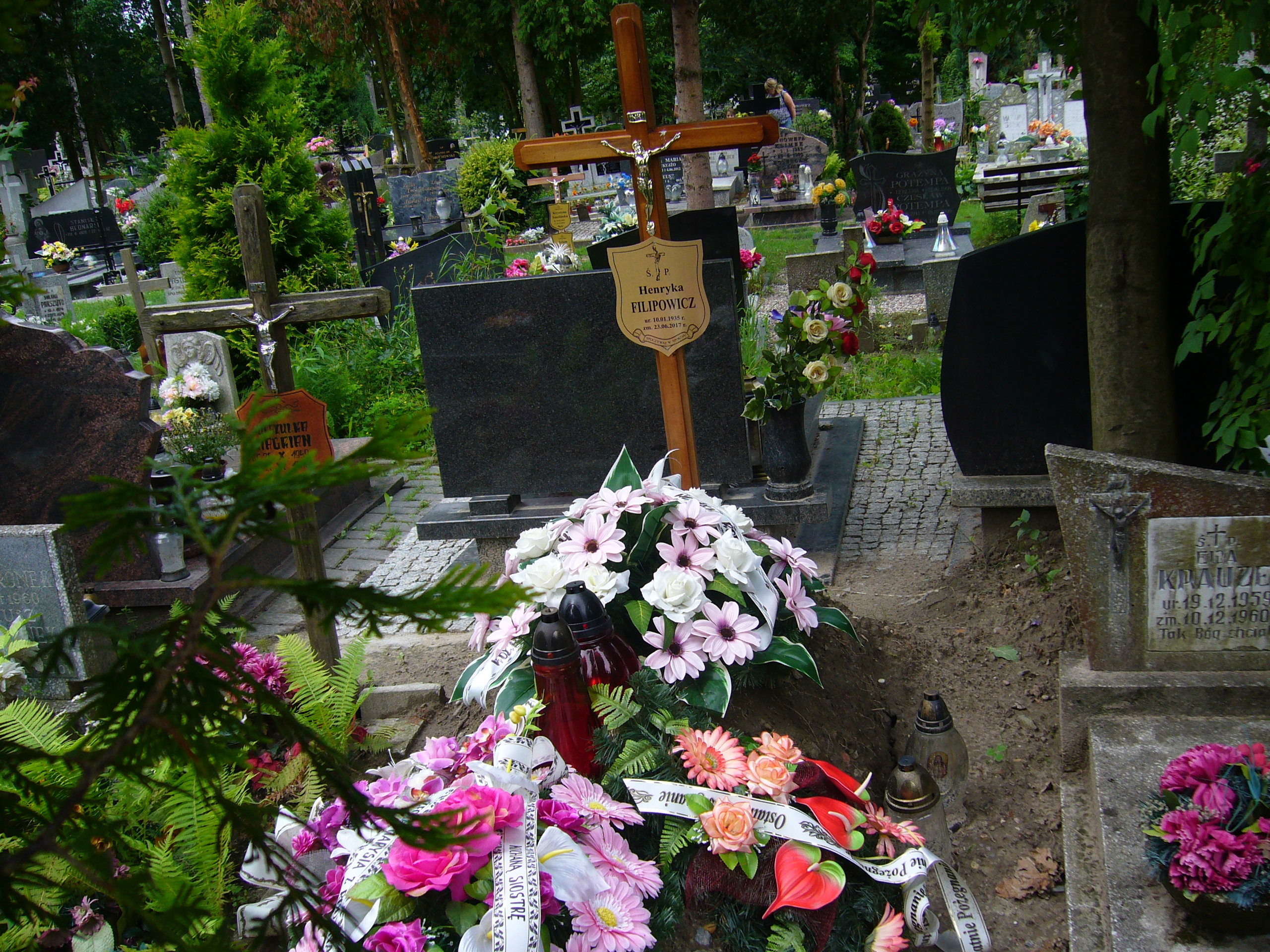Grób Henryka Filipowicz