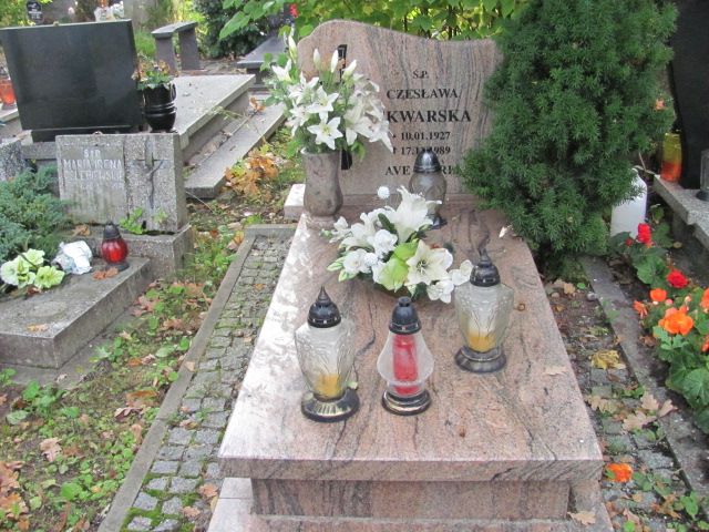 Grób Czesława Skwarska